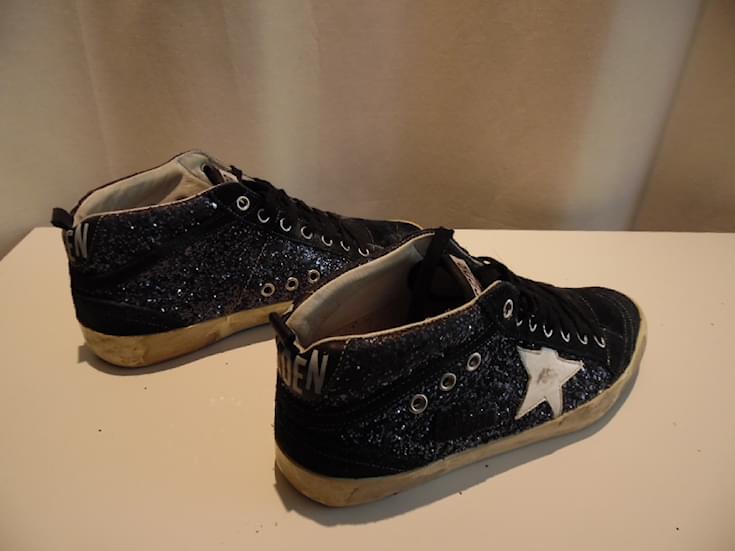 Golden Goose Sneakers Navy blue Leather ref.46309 - Joli Closet