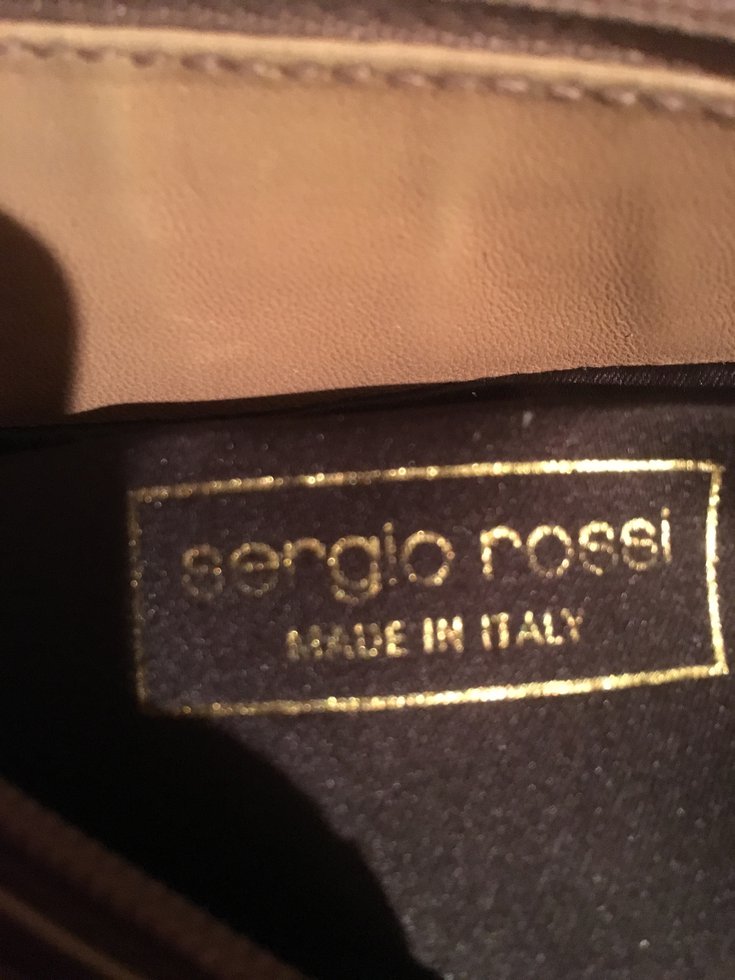 Sergio Rossi Handbags Beige Hazelnut Suede Deerskin ref.46335 - Joli Closet