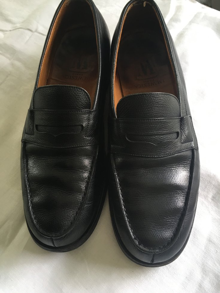 JM Weston Loafers Slip ons Black Patent leather ref.47135 - Joli Closet