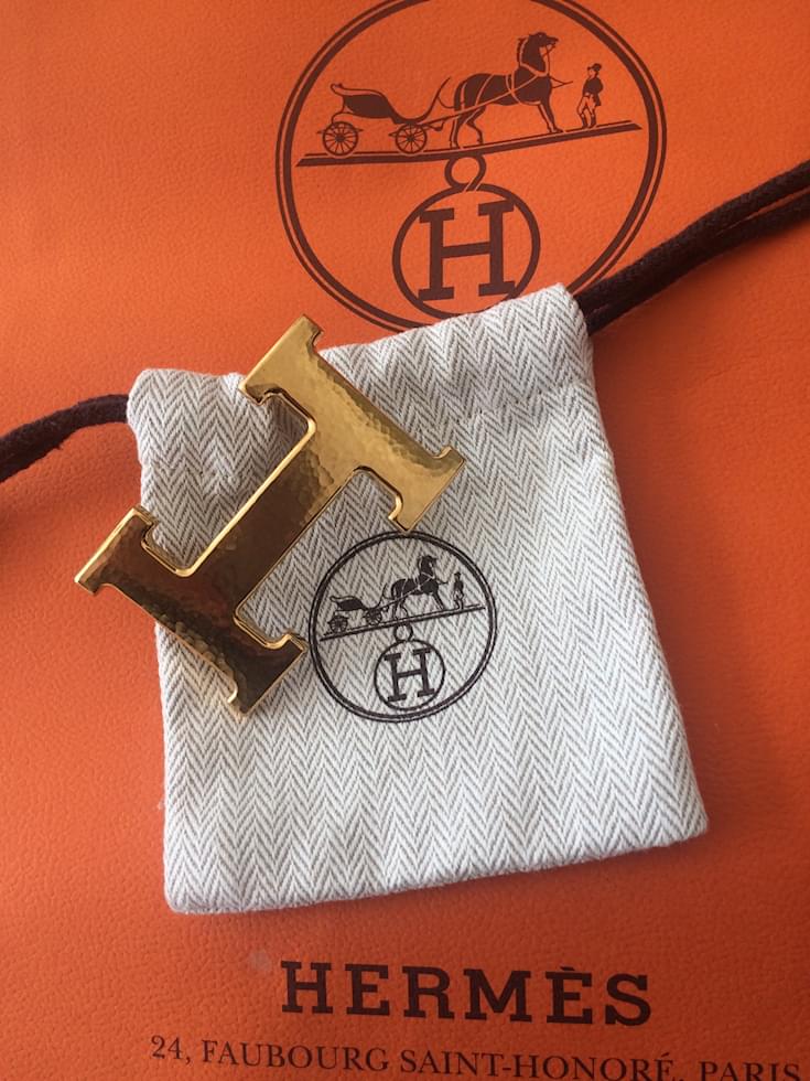 Hermès Belt buckle Golden ref.48571 - Joli Closet