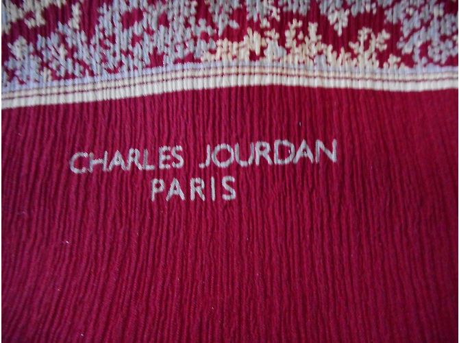 Foulard Carré En Soie Charles Jourdan – Multicolore – Style Bandana Chic