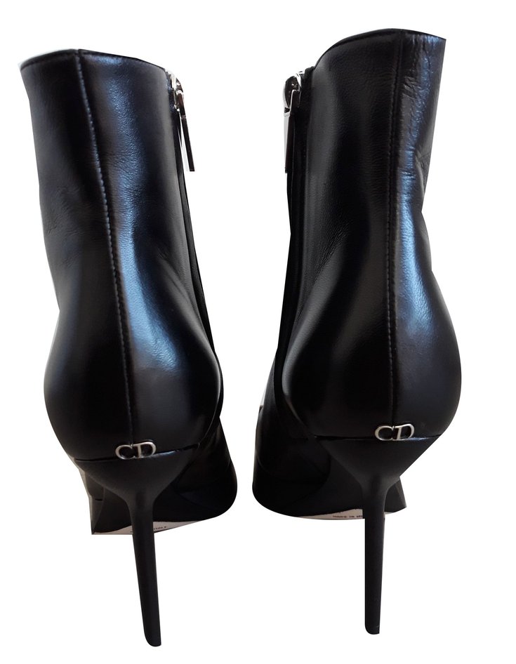Dior Ankle Boots Black Leather ref.55634 - Joli Closet