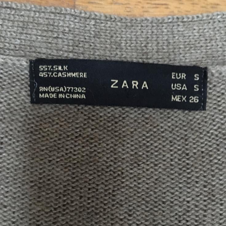 Zara Knitwear Beige Cashmere ref.58218 - Joli Closet