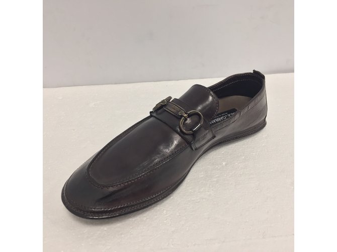 Pantalon Velours Côtelé Dolce & Gabbana Homme - Marron Foncé - Tailles 28 à 34 - 100% Coton - Neuf Avec étiquettes