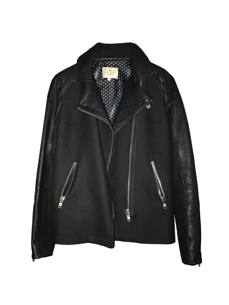 Essentiel Antwerp Biker jackets Black Leather ref.64505 - Joli Closet