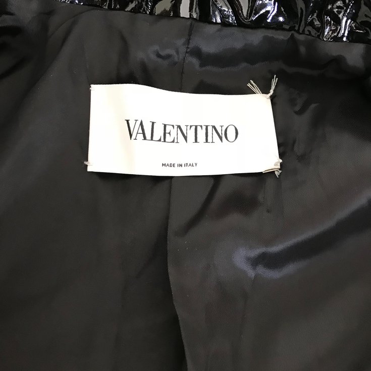 Valentino Trench coat Black Patent leather ref.73951 - Joli Closet