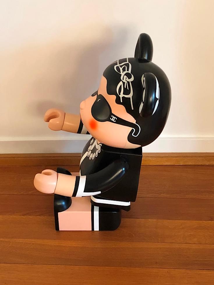 coco chanel bearbrick 1000