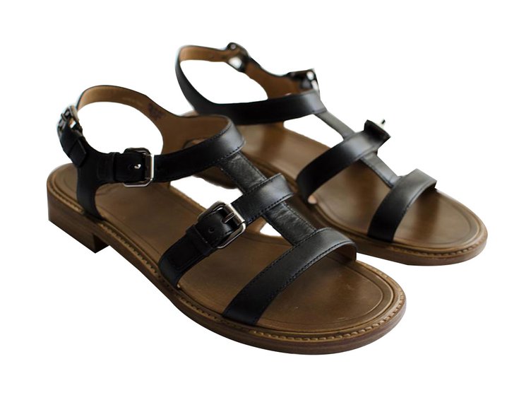 Church's sandals Black Leather ref.76099 - Joli Closet