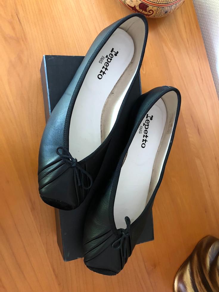 Repetto Ballet flats Black Leather ref.77572 - Joli Closet