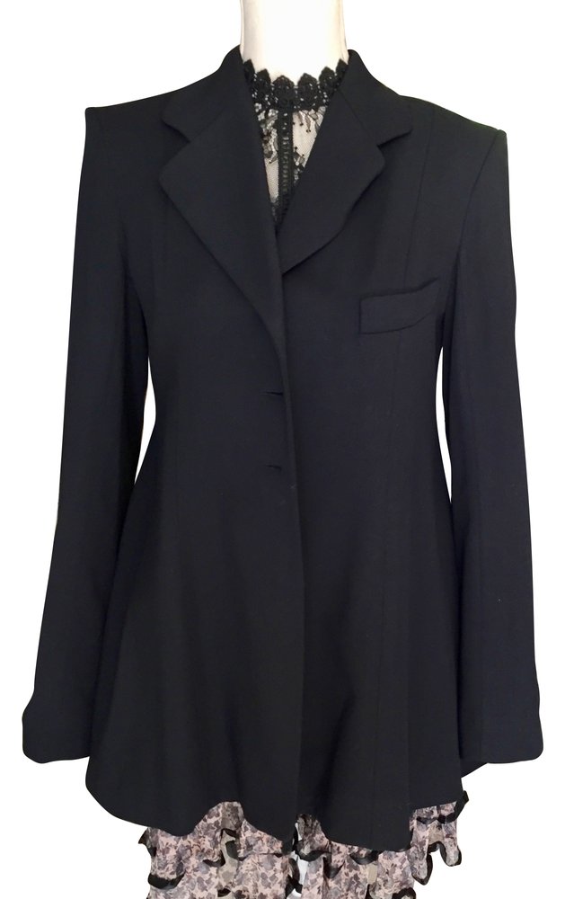 Christian Dior Coats, Outerwear Black Wool ref.78289 - Joli Closet