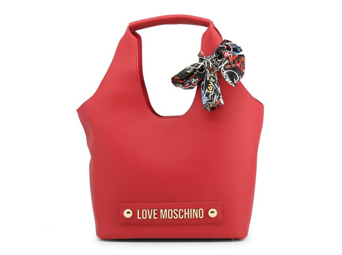 Love Moschino Handbags Red Synthetic ref.83407 Joli Closet