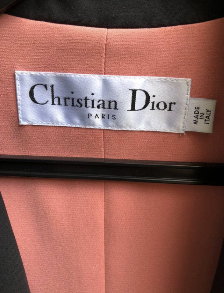 Christian Dior Black crepe jacket FR36 Viscose ref.93266 - Joli Closet