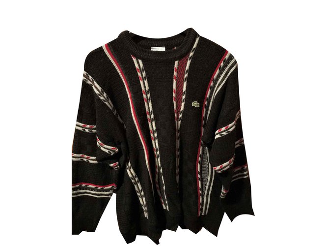 Pull LACOSTE Taille 5 XXL EU Laine Multicolore ref.100666 Joli Closet