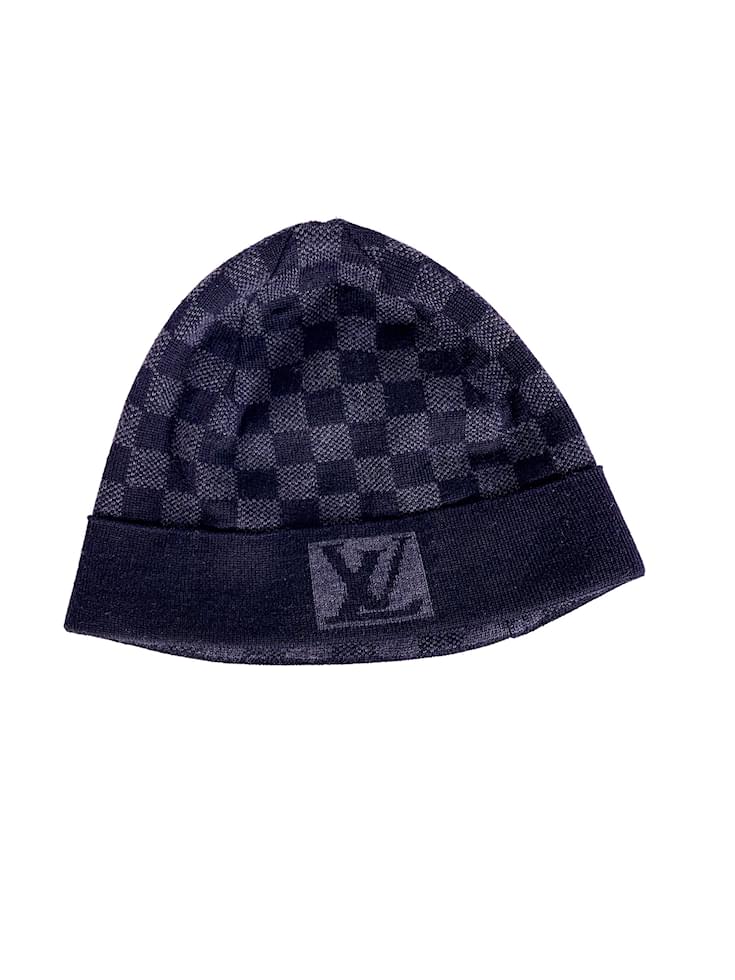 Louis Vuitton Hats Beanies Black Grey Wool Ref102038 Joli Closet 5159