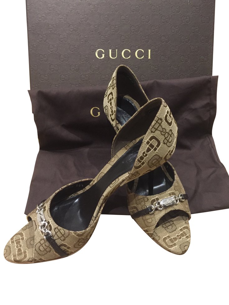 Gucci Heels Brown Leather ref.104050 - Joli Closet