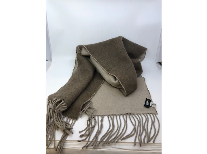 Écharpe BOSS Pour Homme - 100% Laine - Dimensions 35x180 Cm - Accessoire Hiver élégant Et Chaud