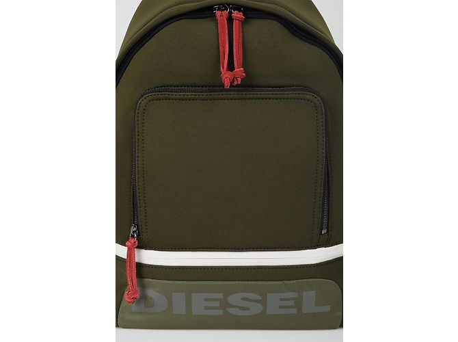 Sac à Dos Diesel Authentic - Vert/kaki - Polyester - Taille Moyenne - Neuf Avec étiquettes