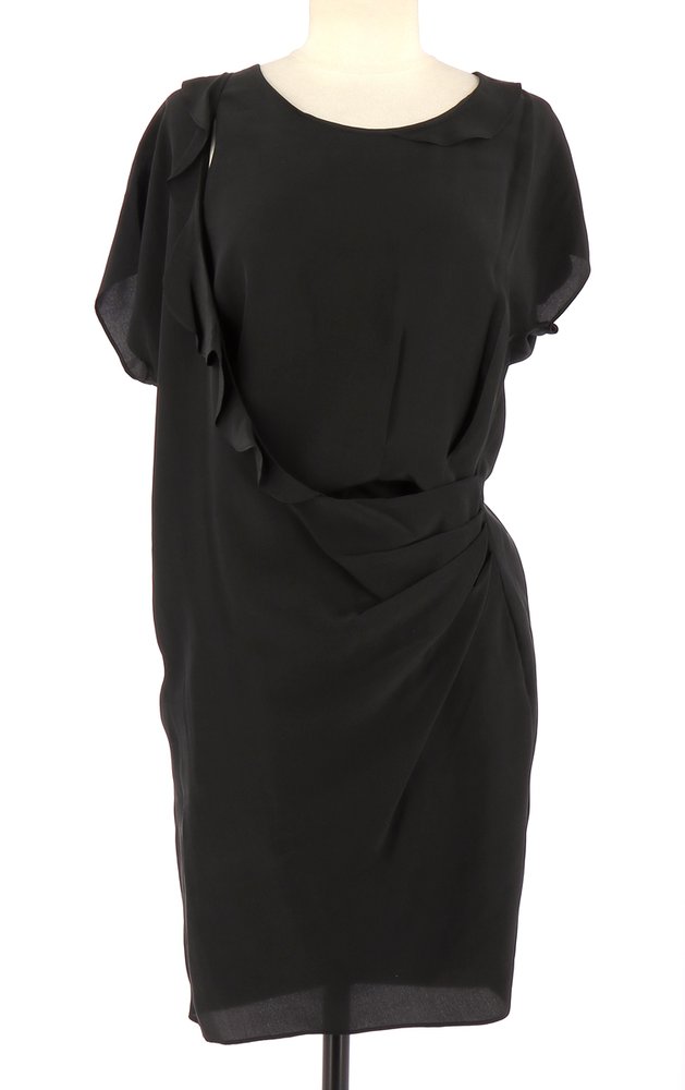 Vanessa Bruno Athe robe Black Silk ref.110232 - Joli Closet