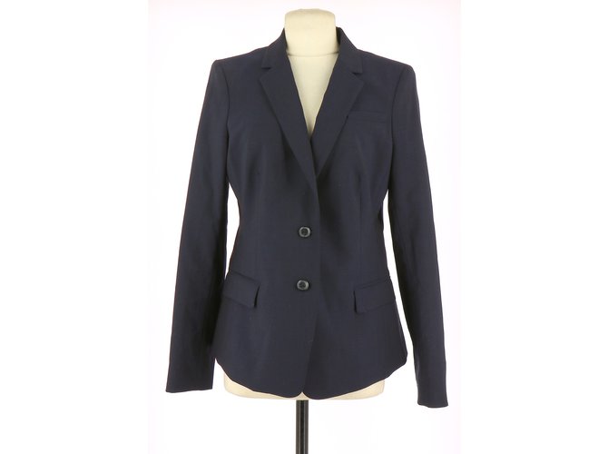 Banana Republic Veste / Blazer Laine Bleu Marine ref.110910 - Joli Closet