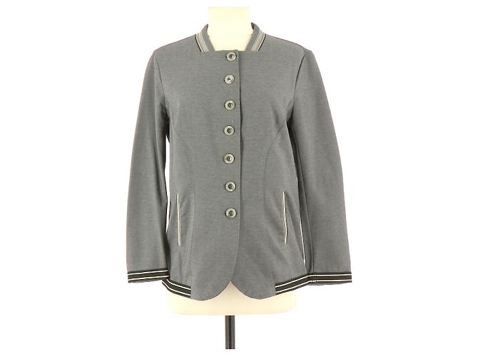 Veste Blazer Girbaud En Jean Avec Ceinture - Taille 38 - Occasion TB état