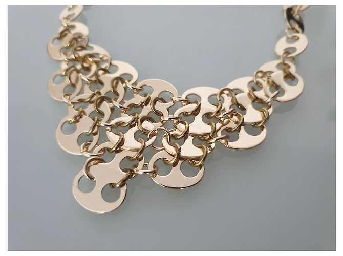 Collier Vintage Paco Rabanne - Argenté, Occasion, Bijou Iconique