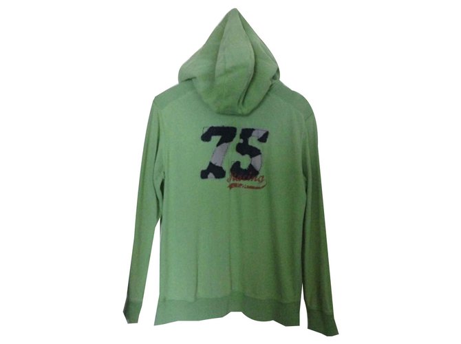 Pull col camionneur half zip Chaps Ralph lauren rouge chiné enfant taille L 14/16 ans