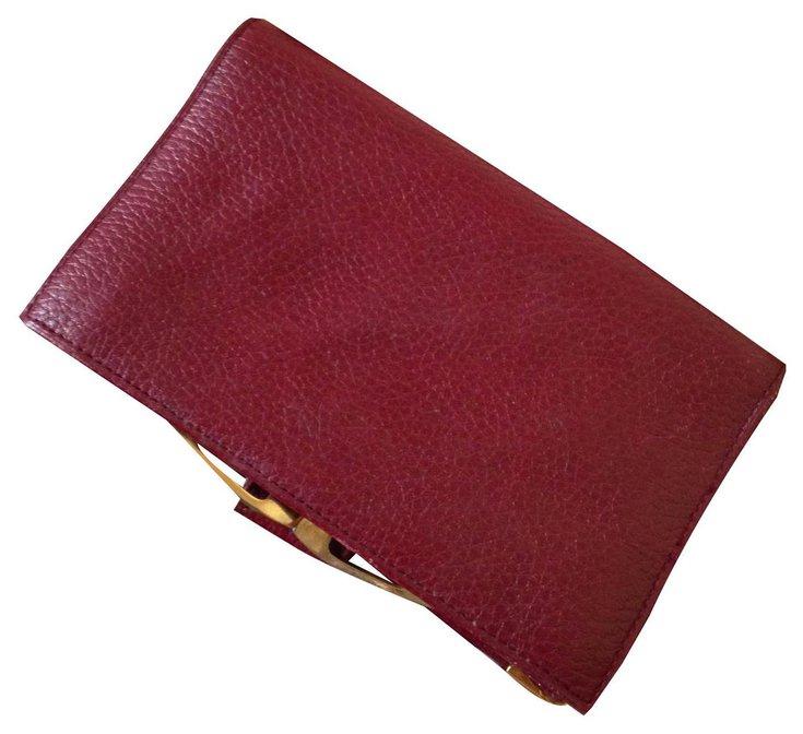 Cartier wallets Dark red Leather ref.130636 - Joli Closet