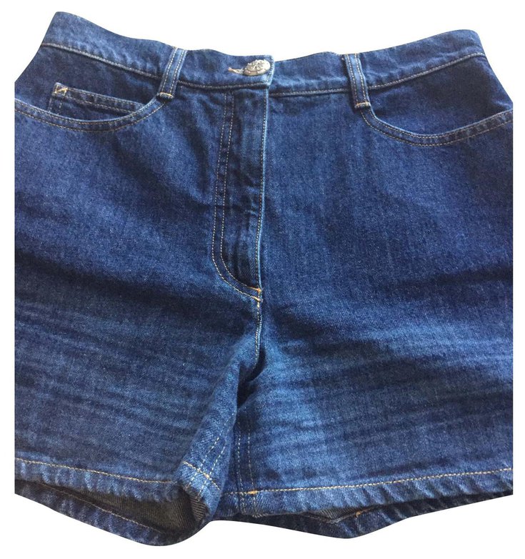 Chanel shorts Blue Cotton ref.135273 - Joli Closet
