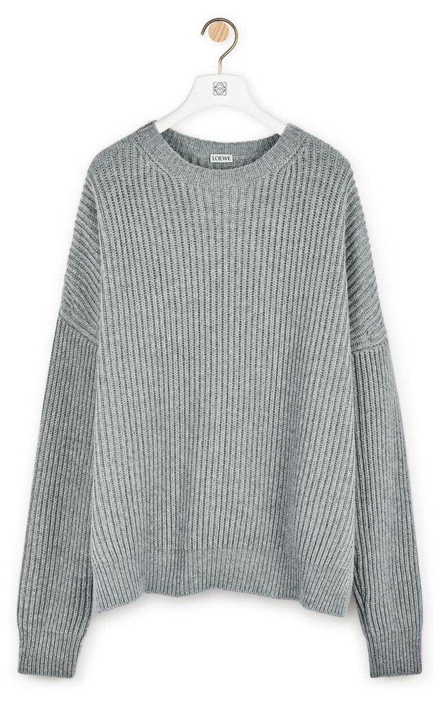 Loewe Knitwear Grey Cashmere ref.141557 - Joli Closet