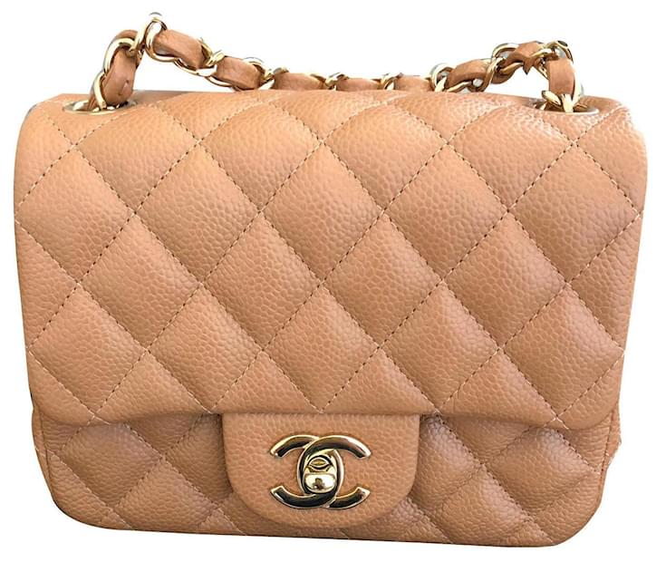 chanel 18s beige mini