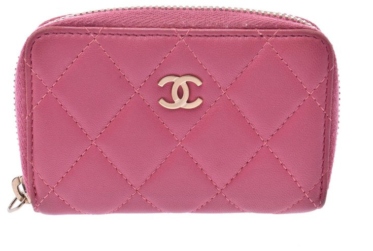Chanel wallet Pink Leather ref.148685 - Joli Closet