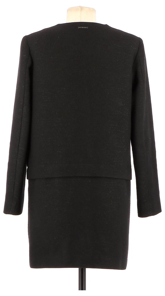 Cop Copine Coat Black Viscose ref.148858 - Joli Closet