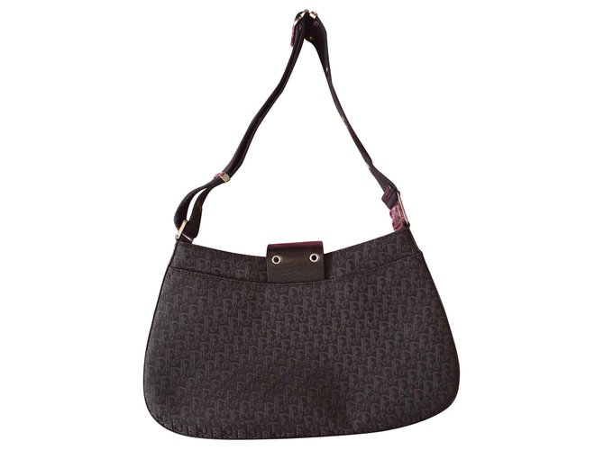 Christian Dior Handbags Black Cloth ref.148894 Joli Closet