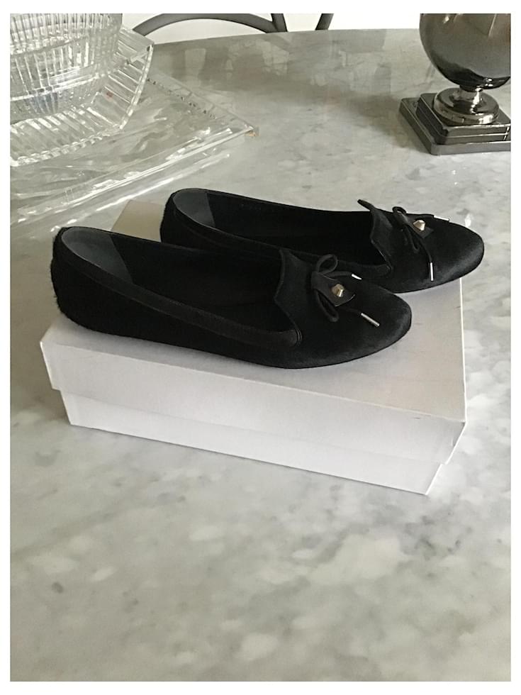 Balenciaga Ballet flats Black Pony-style calfskin ref.153447 - Joli Closet