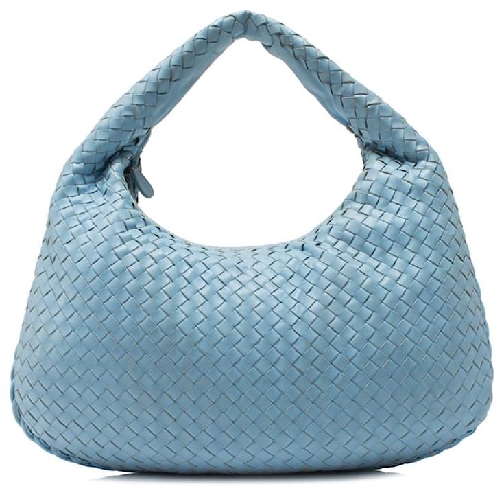 Bottega Veneta Blue Intrecciato Leather Hobo Bag Light blue ref.153554 ...