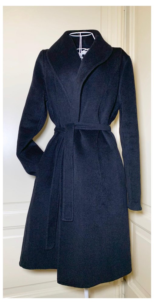 Autre Marque giorgio kauten vinasizee 90s coat Black Angora ref.154479 ...