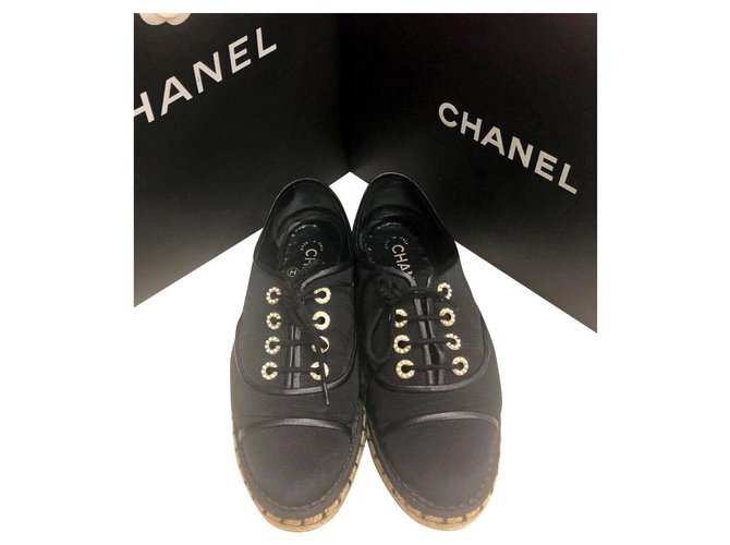 black lace up espadrilles flats
