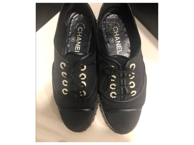 black lace up espadrilles flats