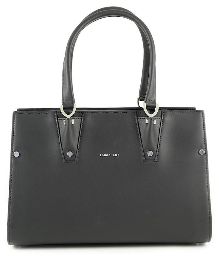 Longchamp bag new Black Leather ref.154687 - Joli Closet