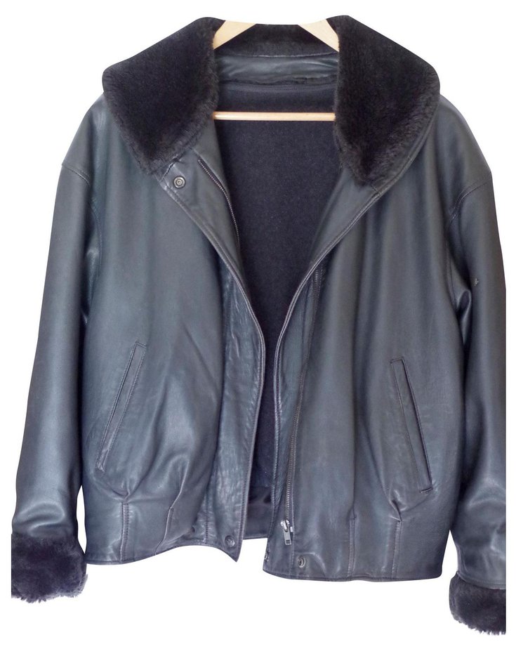 Mac Douglas Jackets Black Leather ref.155792 - Joli Closet