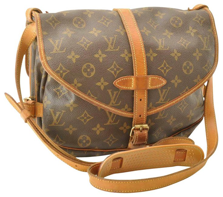 Louis Vuitton Shoulder Bag Brown Cloth ref.158382 - Joli Closet