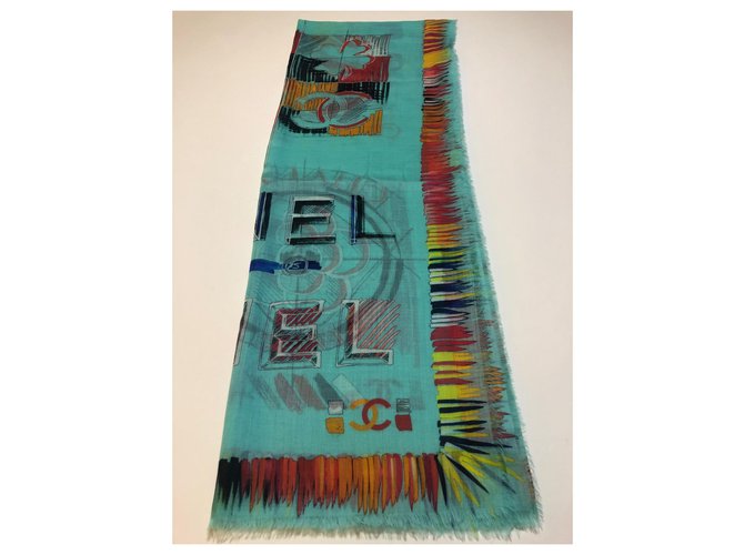 Foulard Mode Collection Eighteen - Cachemire Gris Multicolore Motif Paisley - NEUF