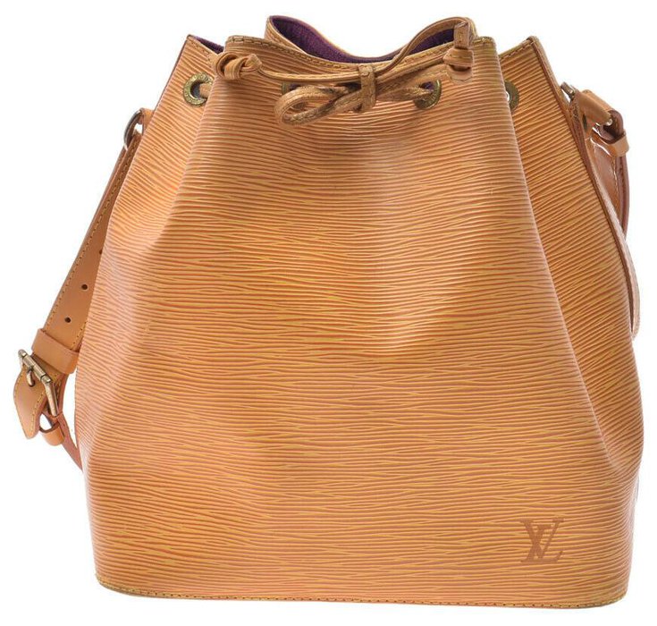 Louis Vuitton Epi Petit Noe Yellow Leather ref.165271 - Joli Closet