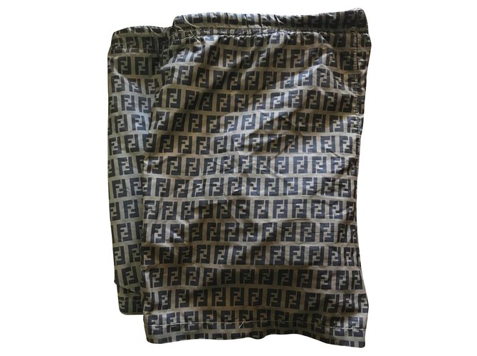 Bain homme Fendi Maillots de bain Synthétique Marron ref.168898 - Joli