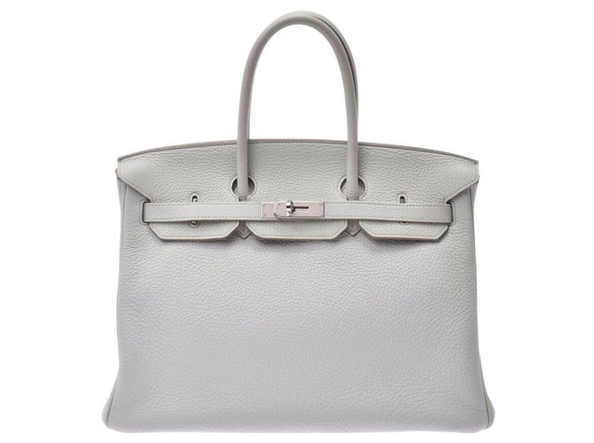 Hermès HERMES BIRKIN 35 White Leather ref.170902 Joli Closet
