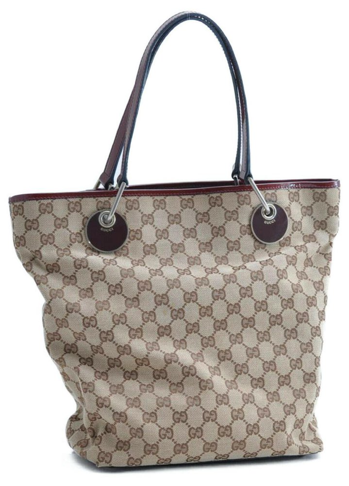 Gucci Tote bag Brown Cloth ref.174751 - Joli Closet