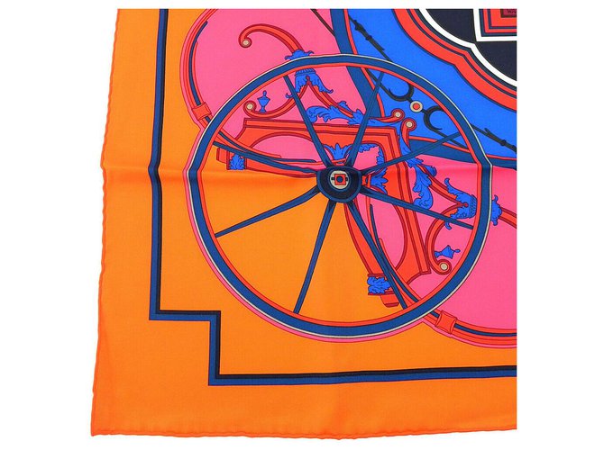Hermès Scarf 70 Hermes Orange Silk ref.183606 Joli Closet