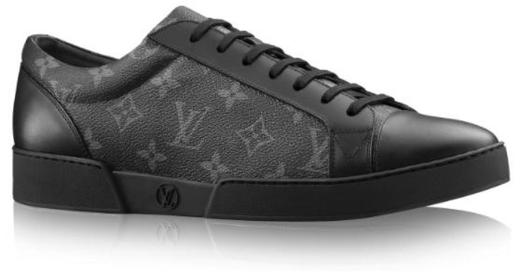 Louis Vuitton LV sneakers new Dark grey Leather ref.190456 - Joli Closet