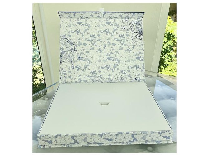 DIOR WRITING NOTEBOOK Light blue Cotton ref.215117 - Joli Closet