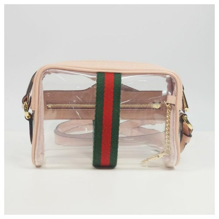 Gucci Ophidia clear shoulder Womens shoulder bag 517350 pink Leather ...